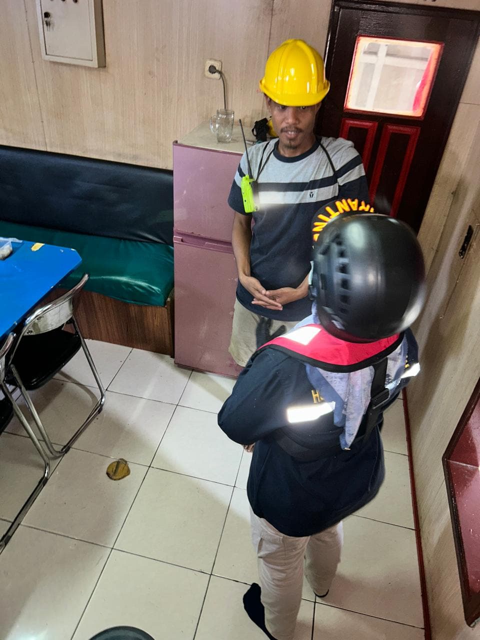 Pemeriksaan Keberadaan Faktor risiko di kapal